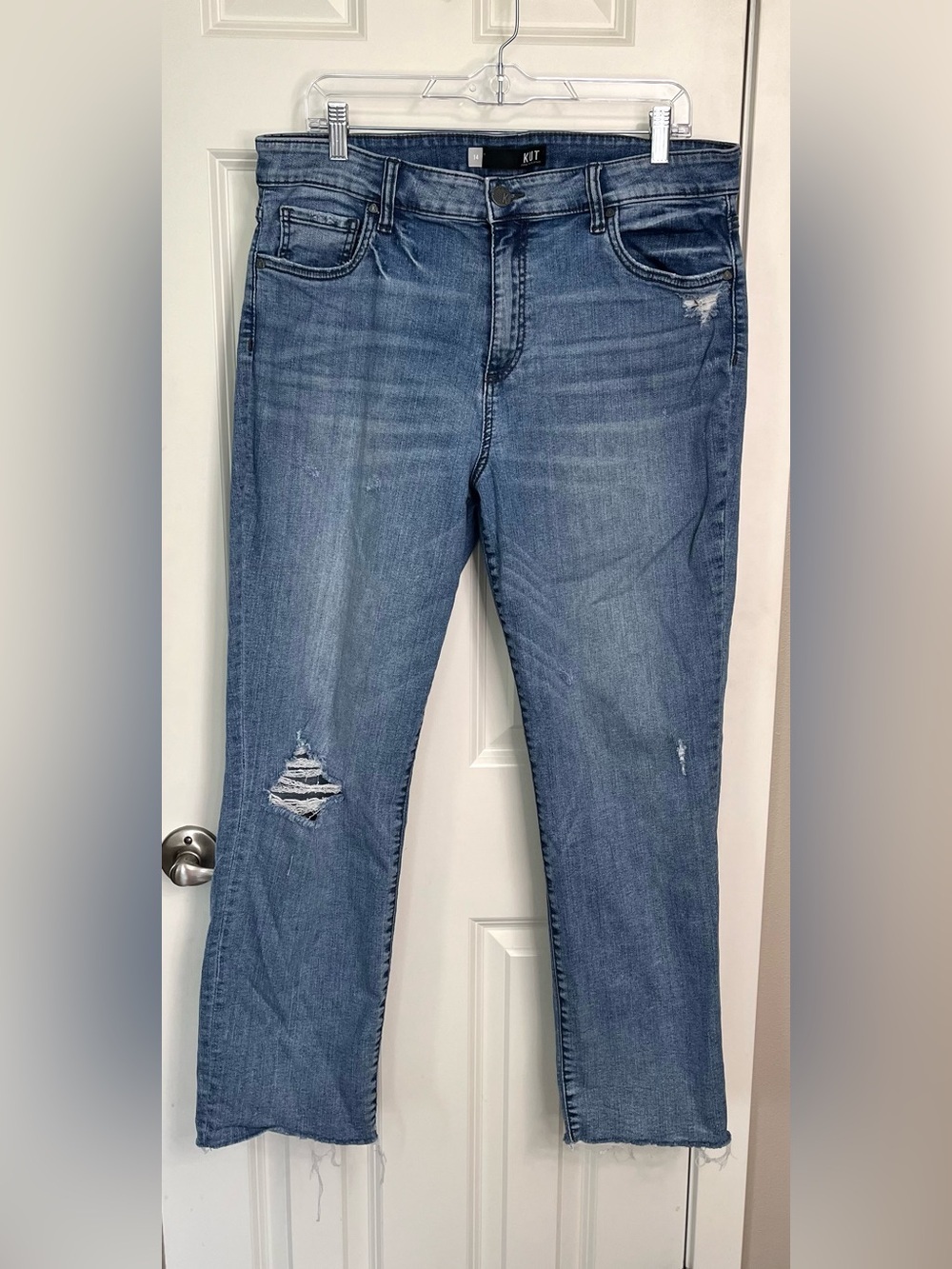 Kut From The Kloth Distressed Skinny Jeans